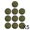 thumbnail image 1 of 5x 10 Uds. Botones Cubiertos de Tela, Botones Redondos Planos para Manualidades, Botones de Costura, Botones de Vástago de Metal para Trajes de Vestir 5 piezas, 1 of 10
