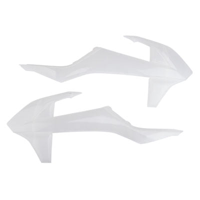 Polisport Radiator Scoops Clear/Black for KTM 250 XC-W i (Fuel Injected) 2018