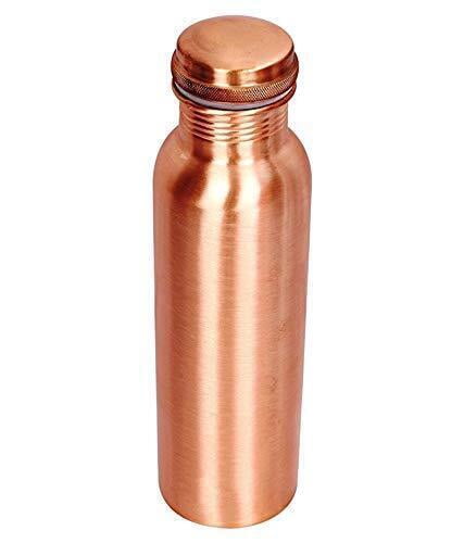 Pure Copper Water Bottle For Ayurveda Health Benefits Leak Proof Light Weight