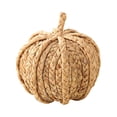 thumbnail image 3 of Halloween Pumpkin Light, Halloween Pumpkin Light Woven Raffia , Spooky Yet Cozy Tabletop Decor For Mantel Entryway Or Fall Porch Styling 3.94", 3 of 8
