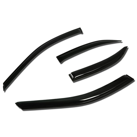 DNA Motoring WVS-084 For 2002 to 2006 Camry XV30 4pcs Window Vent Visor Deflector Rain Guard (Dark Smoke) 03 04 05