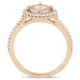 thumbnail image 4 of Everly Women's Morganite 14k Rose Gold Ring, 4 of 8