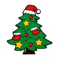thumbnail image 1 of Ltdhehe Christmas Brooch Cute Cartoon Christmas Tree Badge, 1 of 8