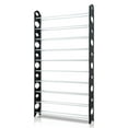 Zimtown 50 Pairs Shoe Storage Rack 10 Tiers Shoe Shelf Tower Stand Shoe