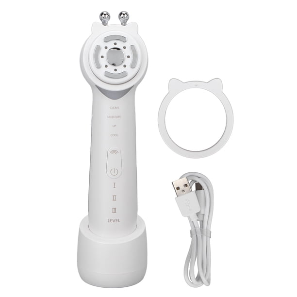 Dispositivo de belleza de limpieza facial, limpieza facial ultrasónica Belleza Levantamiento de la piel Masajeador reafirmante Máquina de elevación de rejuvenecimiento de la