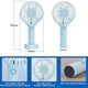 thumbnail image 2 of Portable Electric Handheld Fan (Blue), 2 of 5