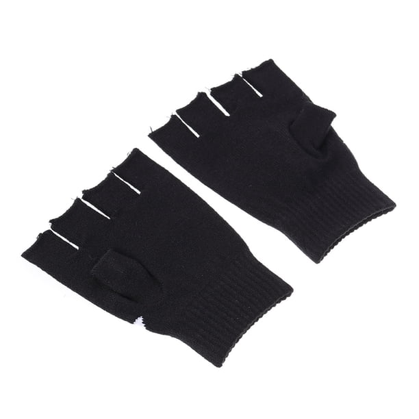Unisex Finger Skeleton Pattern Knit Gloves Skull Bone Gloves