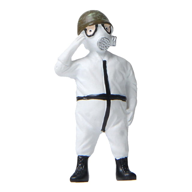 Figuras De Personas En Miniatura, Juguete Para Ni?os, Mu?eca Pintada Para Paisaje, Adorno De Camino, Médico Con Máscara Sunnimix Figuras de personas en miniatura