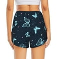 thumbnail image 3 of Picia Beautiful Butterflies Pattern Women's 2 in 1 Athletic Running Shorts High Waisted Workout Casual Gym Sweat Shorts with Comfy Liner Zipper Pockets-X-Large, 3 of 9