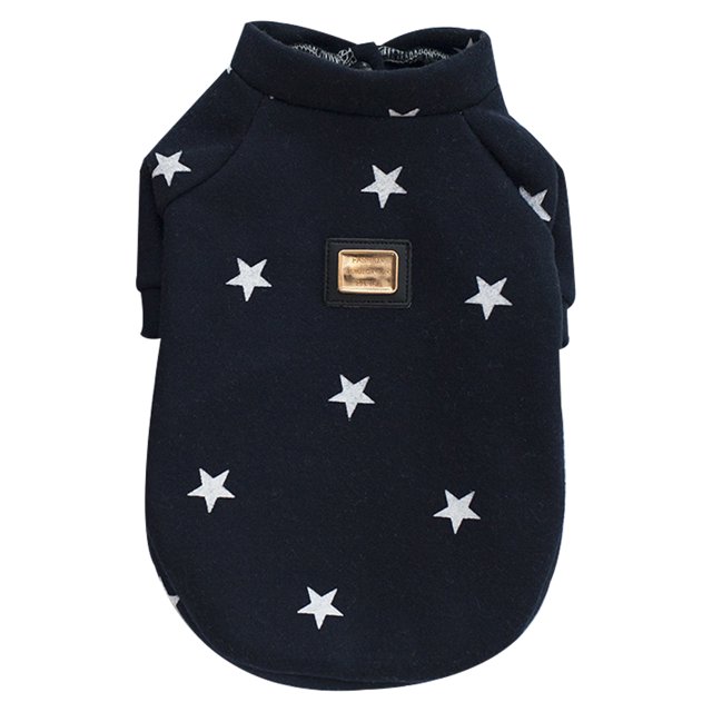 Ropa para mascotas ropa de otoño e invierno para mascotas suéter de cinco estrellas para perros MFZFUKR xxl