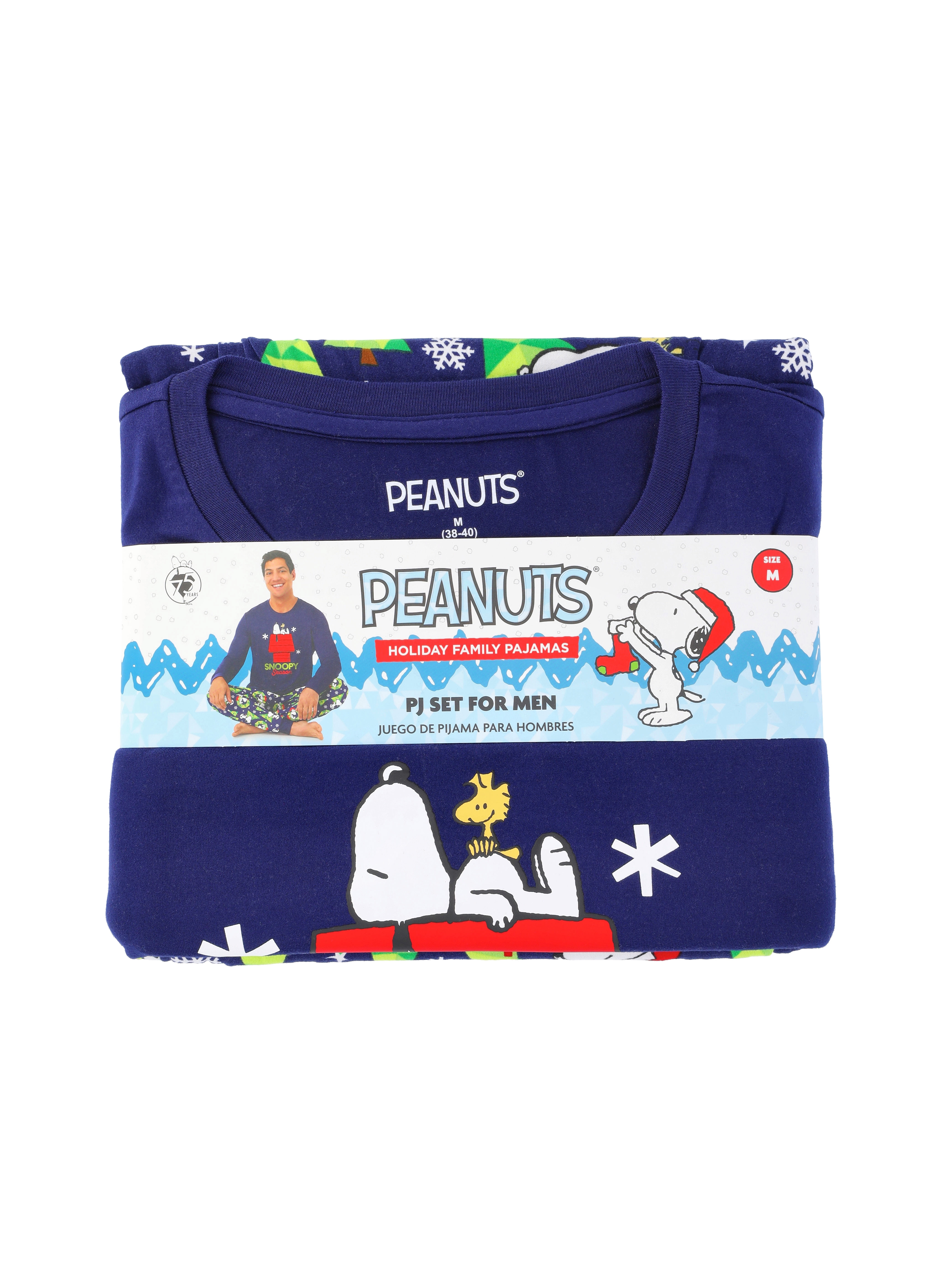Peanuts Snoopy Unisex Toddler Matching Family Pajamas Top and Pants Set, 2-Piece, Sizes 2T-5T