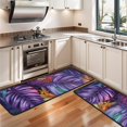thumbnail image 3 of Kitchen Rugs Sets Of 2,Colorful Leaf Pattern Anti Fatigue Kitchen Mat Rugs Non Slip Washable,Decorative Kitchen Floor Mats for Kitchen,Sink,Laundry,17"x47"+17"x47", 3 of 5