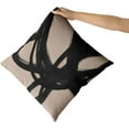 thumbnail image 3 of Black and Tan Abstract Art Line Pillow Covers 18x18 Set of 2 Modern Print Decorative Pillowcases Farmhouse Throw Cushion Case Decor for Couch Sofa Bed, 3 of 6