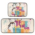 thumbnail image 7 of Snowman Penguins Gifts Kitchen Mats Non Slip Standing Desk Mat Runner Rug Washable Kitchen Rugs for Floor 2PCS, 7 of 7