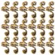thumbnail image 1 of UPOUART 20Ud Accesorios De Metal Dorado Cuffs Para Dreadlocks Fácil Y Cómoda, 1 of 6