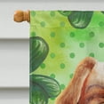 thumbnail image 3 of Cavalier Spaniel Shamrocks House Flag, 3 of 4