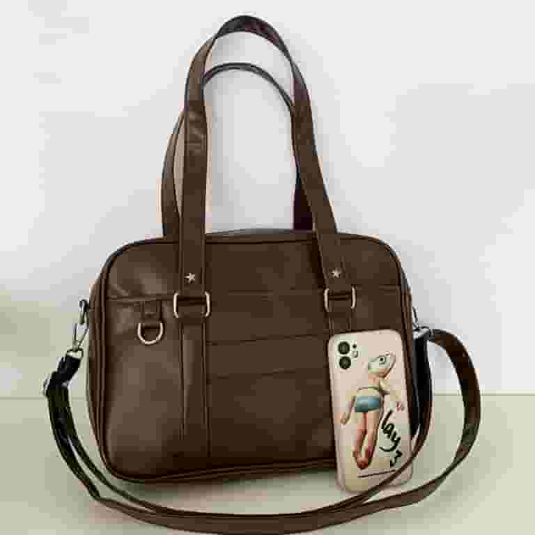 SunyaMood Japanese School Handbag PU Leather JK Uniform Bag SunyaMood Japanese School Handbag PU Leather JK Uniform Bag