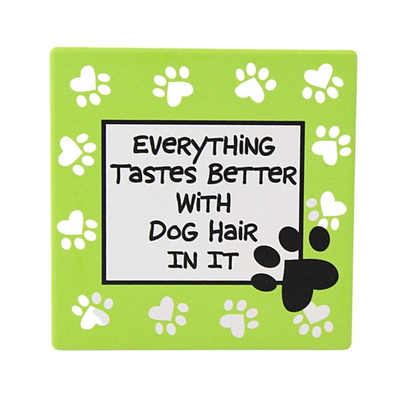 Tabletop Dog Hair Coaster Stoneware Our Name Is Mud 6013768