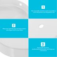 thumbnail image 4 of White Metal Ceiling Canopy Light Fixture Mounting Plate for Industrial and Retro Style Decor 6pcs, 4 of 9