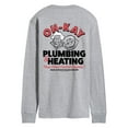 thumbnail image 2 of Home Alone - Ohkay Plumbing - Men's Long Sleeve Graphic T-Shirt, 2 of 4