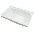 thumbnail image 2 of W2436Lhspk; White 24X36 Left Hand Tub Spk White-Left Hand Drain, 2 of 2