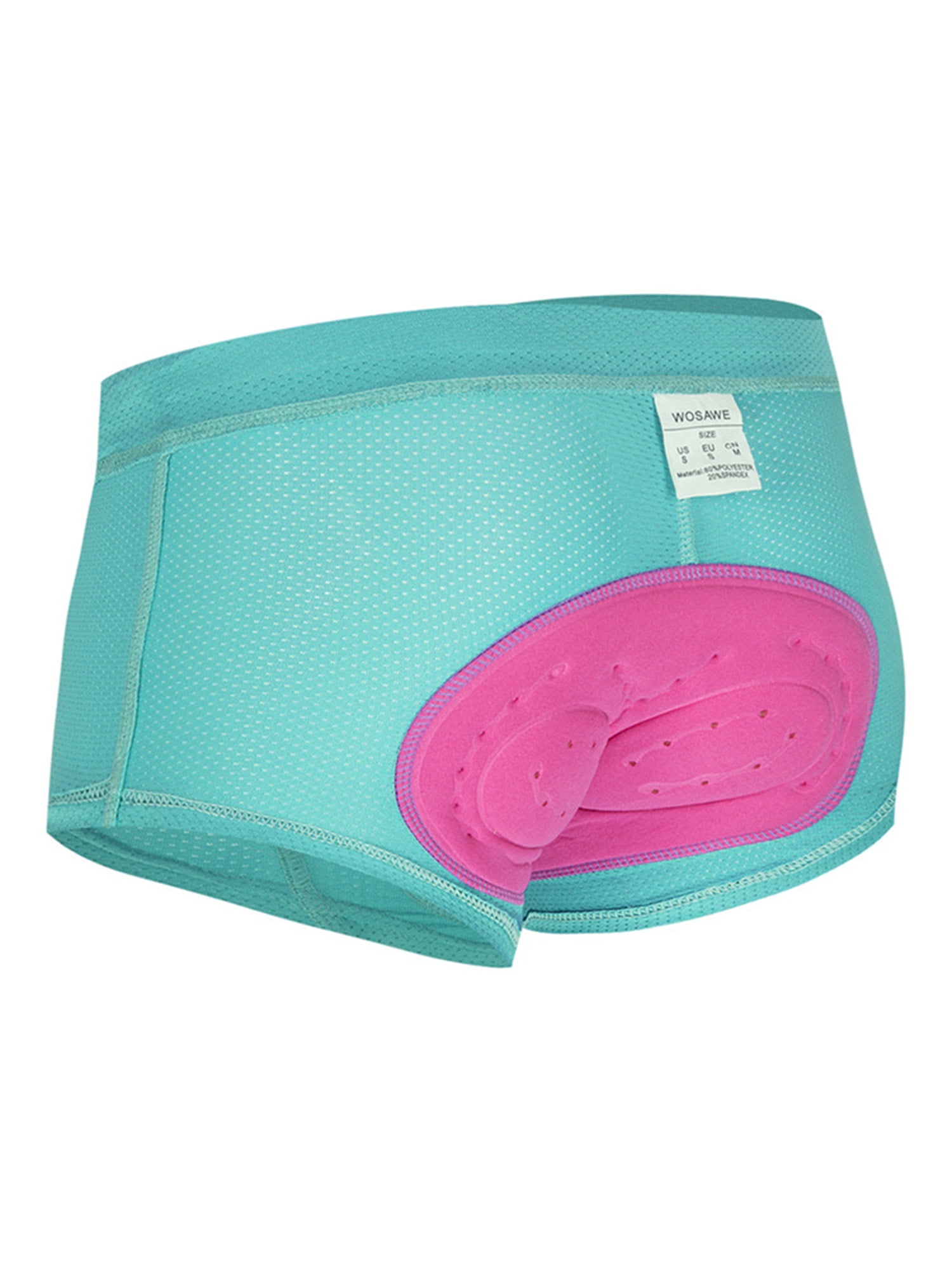 Ploreser Womens Ladies 3D Gel Padded Cycling Underwear Breathable Mesh