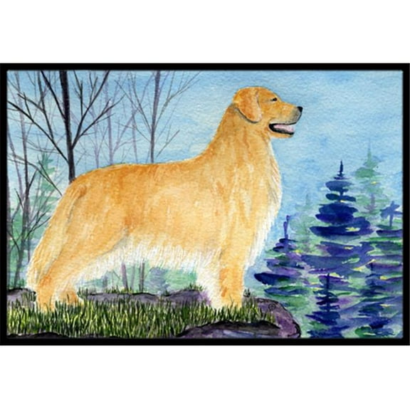 24 x 36 in. Golden Retriever Indoor Or Outdoor Mat
