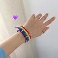 thumbnail image 3 of Ardorlove LGBT Pride Woven Braided in Stainless Steel, 3 of 6