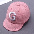 thumbnail image 2 of GYRATEDREAM Baby Boy Baseball Cap Striped Sunhat Letter Sun Protection Hat 0-3 Years, 2 of 9