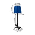 thumbnail image 2 of FSLiving LED Clip Light, Pole Mounted, Tpye-C Rechargeable, Eye Friendly, Desk Light, Cordless Electricity, No Wiring Required, Rotating, Freely Adjustable Arm: 7.9 inches (20 cm), Touch Operation, 2 of 8