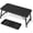 Black, variant on PEXMOR Outdoor Folding Coffee Table, Drainable Rectangular Iron Patio Table for Balcony, Porch & Indoor Use, Black