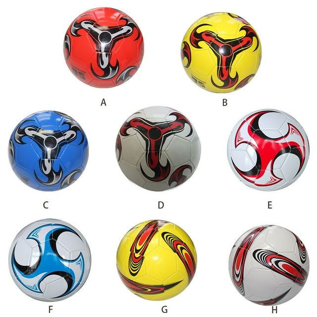 Becaristey Ballons de Soccer Écologiques en PVC pour Soccer Collège Couture Fine Pression Intérieure Équilibrée 1 Jaune 1ensemble