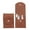 Brown #3, variant on Manicure Pedicure Set Stainless Steel Manicure Kit Nail Clipper Travel Nail Tool