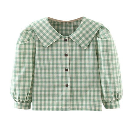 

Boys Winter Coat Long Sleeve Plaid Patchwork Tops Outer Outfits Girls Jacket