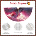 thumbnail image 3 of Sikiie Astronaut Riding Fiery Horse Christmas Tree Skirt, Christmas Tree Decorations, Christmas Decor, Tree Mat Decoration(30-48IN)-36", 3 of 6