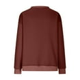 thumbnail image 6 of yievot Sweatshirts for Women Oversized Crewneck Long Sleeve Pullover Tops with Pockets, 6 of 8