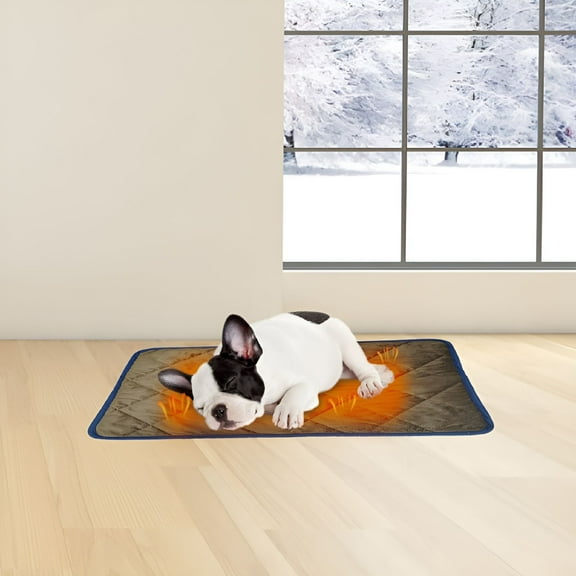 FACEGA Chew Proof Dog Crate Pad Mat-More Durable and Indestructible Fabric Dog Bed for Chewers Tough On Their Bed-Durable Kennel Pad for Dogs Cages-Water Resistant and Washable Navy