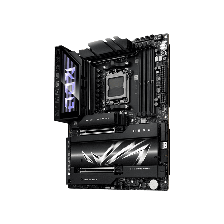 Asus ROG Crosshair X870E HERO Gaming Desktop Motherboard - AMD Asus ROG Crosshair X870E HERO Gaming Desktop Motherboard - AMD