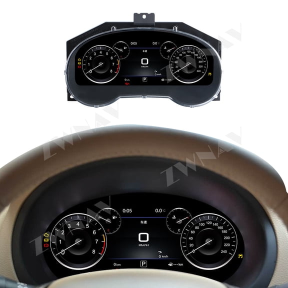 ZWNAV 12.3 inch for Nissan Teana/X-Trail/Qashgai 2013-2021 LCD Dashboard Instrument Panel Digital Cluster Smart Gauges