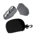 thumbnail image 2 of Agarres de levantamiento de pesas, empuñaduras, agarres de manos, empuñaduras ergonómicas de gimnasia, guantes de entrenamiento para ejercicio de Gris, 2 of 8