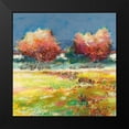 thumbnail image 2 of Florio, Luigi 15x15 Black Modern Framed Museum Art Print Titled - Alberi nel prato, 2 of 5