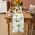 thumbnail image 2 of Yellow Lemon Summer Table Runner 108 Inches, Farmhouse Tropical Fruit Watercolor Bed Runner Dresser Scarves Tabletop for Indoor Outdoor Parties/Ceremony/Banquet, 13"x 108", 2 of 9
