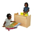 thumbnail image 3 of Wood Designs Big Book Holder with Wheels, Large Mobile Book Storage for Classroom, Playroom, 3 of 5
