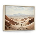 thumbnail image 2 of Designart "Dunes Saharan in Africa I" African American Floater Framed Canvas Wall Art, 2 of 7