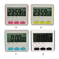 thumbnail image 4 of 24 Hours Cooking Timer Bedroom Kitchen Digital Countdown Count up Alarm Barbeque Reading Electronic Stopwatch Battery Operated Green, 4 of 8