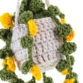 thumbnail image 3 of IBASETOY Crochet Car Hanging Ornament White Basket 1Pcs, 3 of 5
