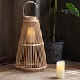 thumbnail image 3 of Mavandes 4&acirc;?x8&acirc;? Flameless Flickering Candles with Remote,Real Wax LED Battery Operated Pillar Candles with Timer,I, 3 of 6