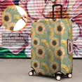 thumbnail image 4 of Green Sunflower Pattern Luggage Cover Fashion Suitcase Cover Baggage Covers Fit 25-28 Inch Luggage (Go Travel), 4 of 5