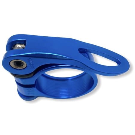 AEST Aluminum Bike Seatpost Saddle Clamp With Quick Release Lever in 31.8mm/34.9mm (31.8mm  Blue (No Logo)) price history on PriceWatchPro