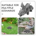 thumbnail image 3 of SEWACC Figurine Décorative en Résine Robuste Dragon pour Table de Jardin Bureau, 3 of 8